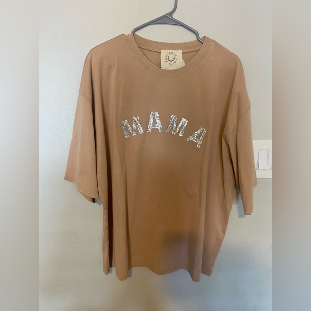 Fantastic fawn rhinestone MaMa shirt